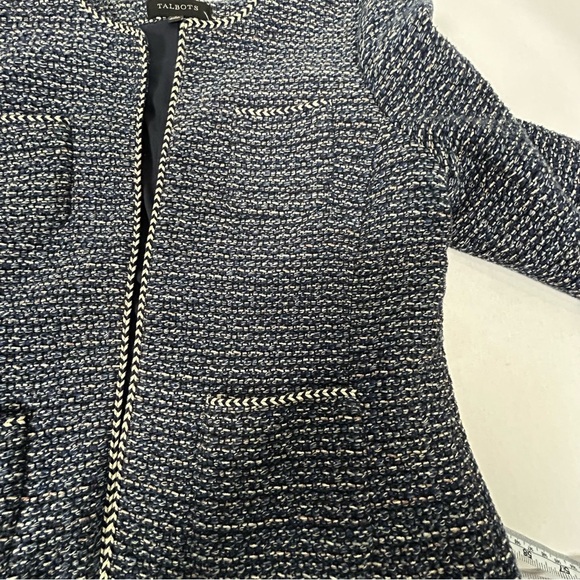 Talbots Airy Tweed Woven Jacket - Picture 10 of 13